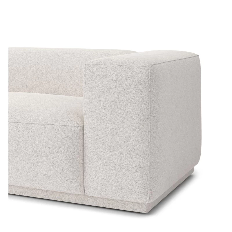 Canapé Droit SACHA Fixe Tissu Crème 4 Places 5 Canapé Droit SACHA Fixe Tissu Crème 4 Places – Image 5