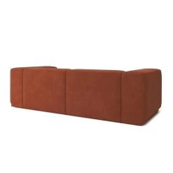 Canapé Droit SACHA Fixe Tissu Terracotta 4 Places 10 Canapé Droit SACHA Fixe Tissu Terracotta 4 Places -Meuble Déco Soldes canape droit sacha fixe tissu terracotta 4 places 3