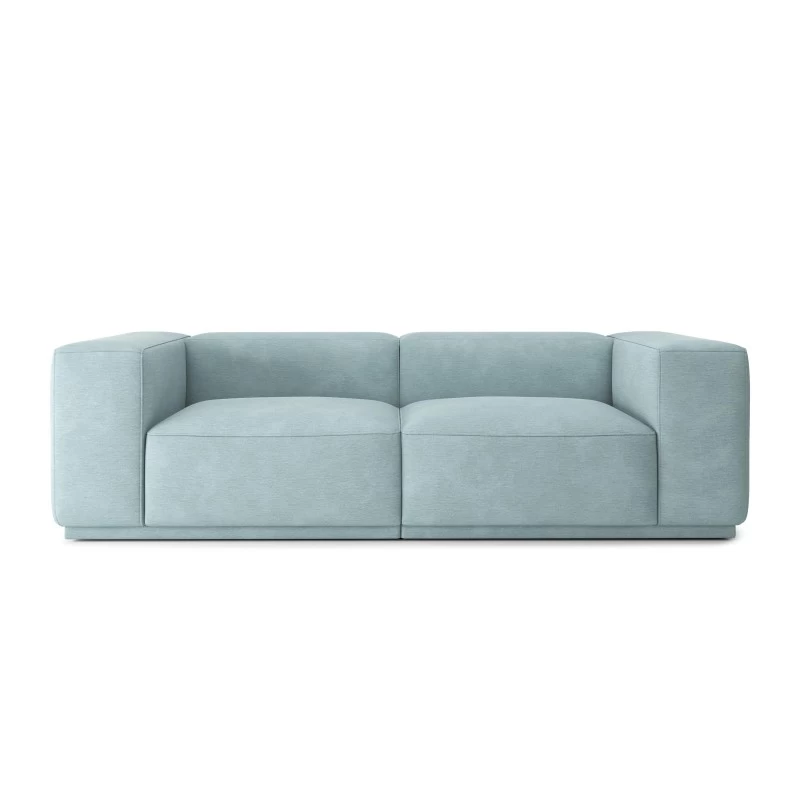 Canapé Droit SACHA Fixe Tissu Vert D'eau 4 Places 2 Canapé Droit SACHA Fixe Tissu Vert D'eau 4 Places – Image 2