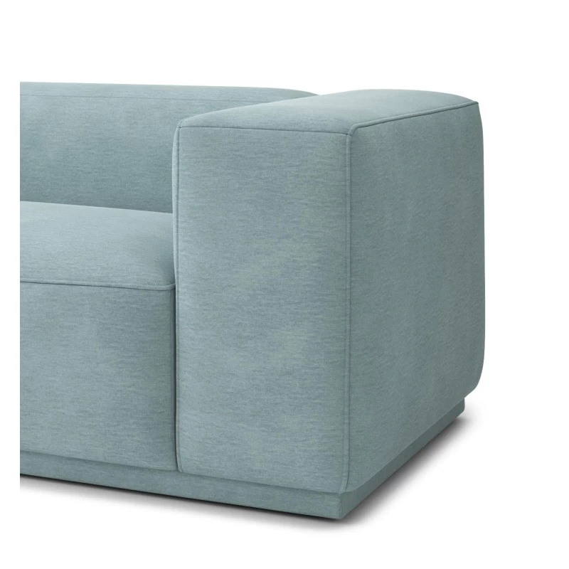 Canapé Droit SACHA Fixe Tissu Vert D'eau 4 Places 5 Canapé Droit SACHA Fixe Tissu Vert D'eau 4 Places – Image 5