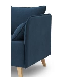 Canapé Droit SARAH Fixe Tissu Bleu 3 Places 11 Canapé Droit SARAH Fixe Tissu Bleu 3 Places -Meuble Déco Soldes canape droit sarah fixe tissu bleu 3 places 4