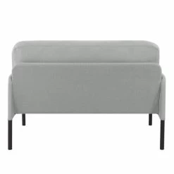 Canapé Droit LIAM En Tissu Gris Fixe 10 Canapé Droit LIAM En Tissu Gris Fixe -Meuble Déco Soldes canape liam tissu gris droit et fixe 3