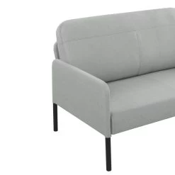 Canapé Droit LIAM En Tissu Gris Fixe 11 Canapé Droit LIAM En Tissu Gris Fixe -Meuble Déco Soldes canape liam tissu gris droit et fixe 4