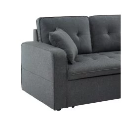 Canapé D'angle CANVAS Tissu Anthracite Coffre Angle Convertible 15 Canapé D'angle CANVAS Tissu Anthracite Coffre Angle Convertible -Meuble Déco Soldes canvasancvant canape 4pl 6