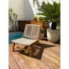 Fauteuil De Jardin AVERY En Bois D'acacia Et Corde Coloris Naturel