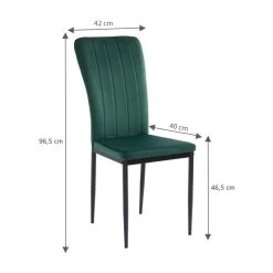 Ensemble Repas FELIX Effet Chêne Et Velours Vert 4 Chaises 12 Ensemble Repas FELIX Effet Chêne Et Velours Vert 4 Chaises -Meuble Déco Soldes ensemble repas felix effet chene et velours vert 4 chaises 1