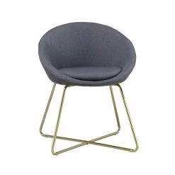 Meuble Déco Soldes -Meuble Déco Soldes fauteuil arsene tissu gris 1 place 62x59x75 cm 1