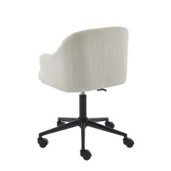 Fauteuil De Bureau BARNABE En Velours Côtelé Beige 10 Fauteuil De Bureau BARNABE En Velours Côtelé Beige -Meuble Déco Soldes fauteuil barnabe en velours cotele beige 3