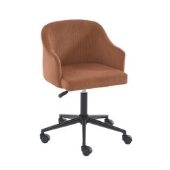 Meuble Déco Soldes -Meuble Déco Soldes fauteuil barnabe en velours cotele terracotta 1