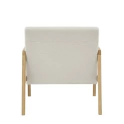 Fauteuil BONIFACIO En Tissu Beige 9 Fauteuil BONIFACIO En Tissu Beige -Meuble Déco Soldes fauteuil bonifacio en tissu beige 3