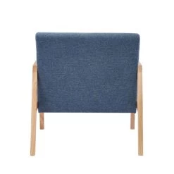 Fauteuil BONIFACIO En Tissu Bleu 9 Fauteuil BONIFACIO En Tissu Bleu -Meuble Déco Soldes fauteuil bonifacio en tissu bleu 9