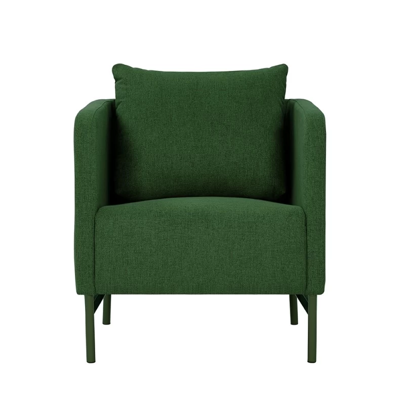 Fauteuil PANTONE Tissu Vert Olive Avec Piètement Métal Vert Olive 3 Fauteuil PANTONE Tissu Vert Olive Avec Piètement Métal Vert Olive – Image 3