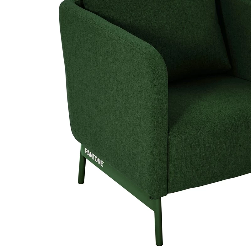 Fauteuil PANTONE Tissu Vert Olive Avec Piètement Métal Vert Olive 5 Fauteuil PANTONE Tissu Vert Olive Avec Piètement Métal Vert Olive – Image 5