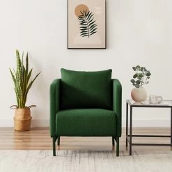 Fauteuil PANTONE Tissu Vert Olive Avec Piètement Métal Vert Olive 14 Fauteuil PANTONE Tissu Vert Olive Avec Piètement Métal Vert Olive -Meuble Déco Soldes fauteuil pantone tissu vert avec pietement metal vert 6