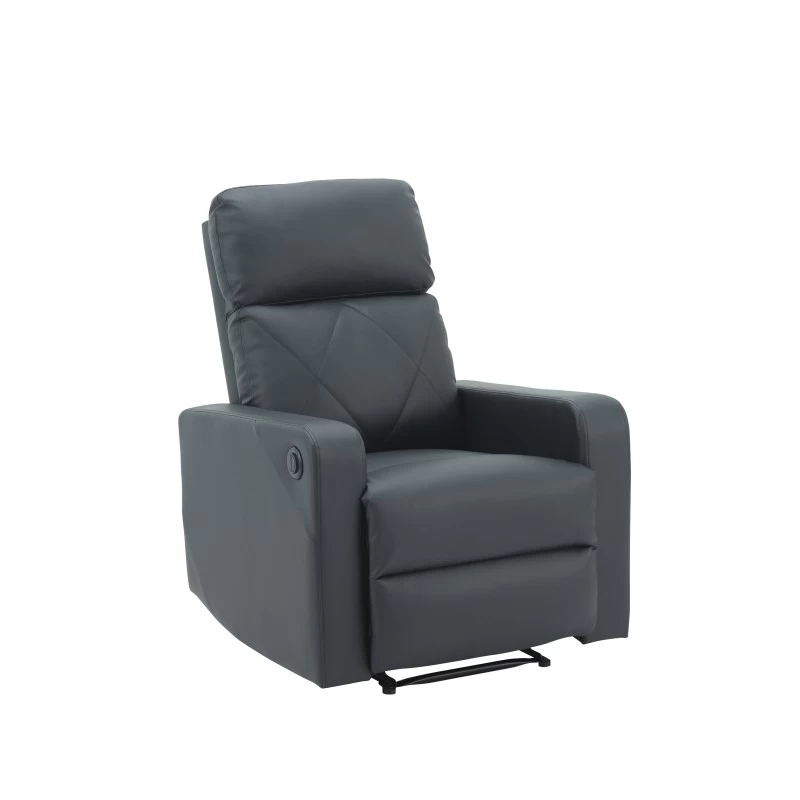 Fauteuil Relax CARLA En PU Noir Avec Fonction électrique 2 Fauteuil Relax CARLA En PU Noir Avec Fonction électrique – Image 2