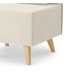 Fauteuil SARAH En Tissu Beige -Meuble Déco Soldes fauteuil sarah en tissu beige 2