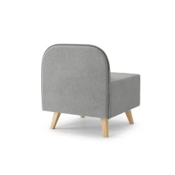 Fauteuil SARAH En Tissu Gris 10 Fauteuil SARAH En Tissu Gris -Meuble Déco Soldes fauteuil sarah en tissu gris 3