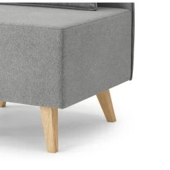 Fauteuil SARAH En Tissu Gris 11 Fauteuil SARAH En Tissu Gris -Meuble Déco Soldes fauteuil sarah en tissu gris 4