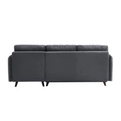 Canapé D'angle IDAHO Tissu Anthracite Angle Convertible -Meuble Déco Soldes idahoancvtxanth canape angle 5