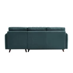 Canapé D'angle IDAHO En Tissu Bleu Vert Convertible -Meuble Déco Soldes idahoancvtxblvr canape angle 4