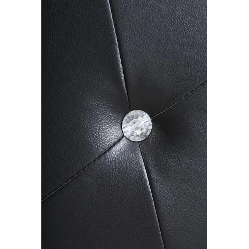 Lit Coffre BAHIA Simili Noir 160x200 Sommier Inclus 3 Lit Coffre BAHIA Simili Noir 160x200 Sommier Inclus – Image 3