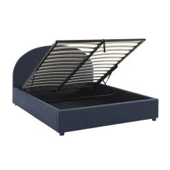 Lit Coffre OLAF Tissu Bouclette Bleu Foncé 160x200 Sommier Inclus 17 Lit Coffre OLAF Tissu Bouclette Bleu Foncé 160x200 Sommier Inclus -Meuble Déco Soldes lit coffre olaf laine bouclee bleu fonce 160x200 sommier inclus 6