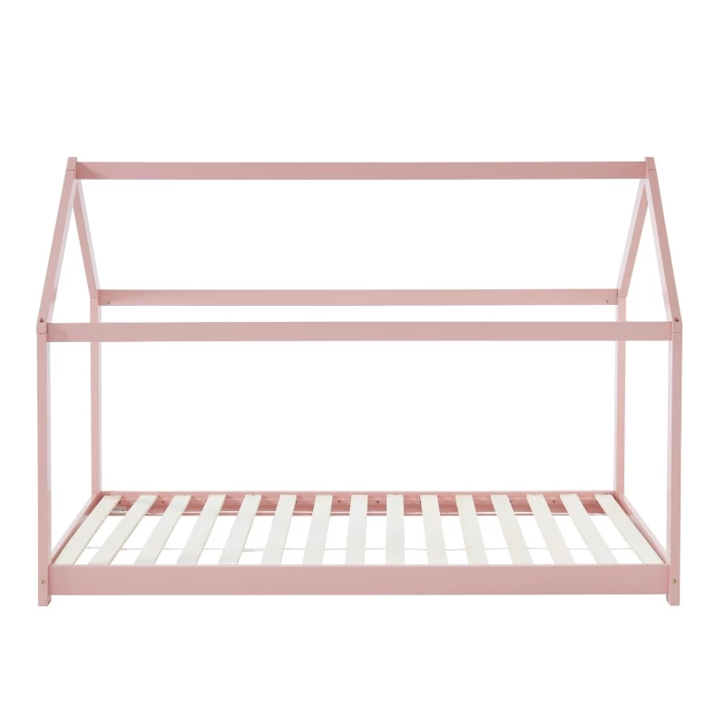 Lit Enfant Cabane TINY Pin Rose 90x190 Sommier Inclus 4 Lit Enfant Cabane TINY Pin Rose 90x190 Sommier Inclus – Image 4