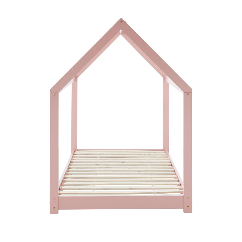 Lit Enfant Cabane TINY Pin Rose 90x190 Sommier Inclus 6 Lit Enfant Cabane TINY Pin Rose 90x190 Sommier Inclus – Image 6