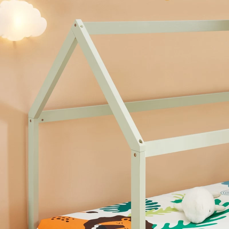 Lit Enfant Cabane TINY Pin Vert 90x190 Sommier Inclus 3 Lit Enfant Cabane TINY Pin Vert 90x190 Sommier Inclus – Image 3