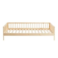Lit Enfant LOU Pin Massif 90x190 Sommier Inclus 12 Lit Enfant LOU Pin Massif 90x190 Sommier Inclus -Meuble Déco Soldes lit enfant lou en pin massif couleur bois naturel couchage 90 x 190 cm 5