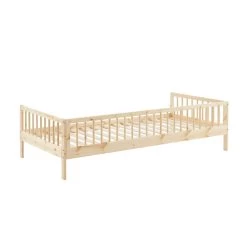 Lit Enfant LOU Pin Massif 90x190 Sommier Inclus 13 Lit Enfant LOU Pin Massif 90x190 Sommier Inclus -Meuble Déco Soldes lit enfant lou en pin massif couleur bois naturel couchage 90 x 190 cm 6