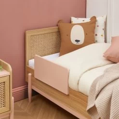 Lit Enfant PABLO Rose Et Cannage Rotin 70x140 Sommier Inclus 10 Lit Enfant PABLO Rose Et Cannage Rotin 70x140 Sommier Inclus -Meuble Déco Soldes lit enfant pablo rose et cannage rotin 70x140 sommier inclus 2