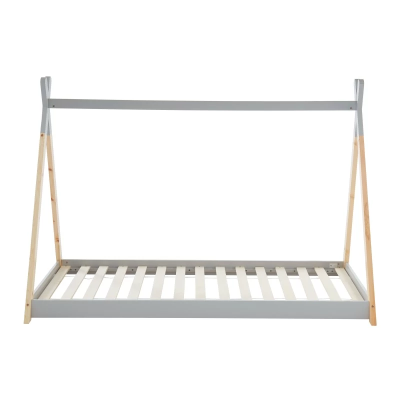 Lit Enfant Tipi TINY Pin Gris 90x190 Sommier Inclus 5 Lit Enfant Tipi TINY Pin Gris 90x190 Sommier Inclus – Image 5