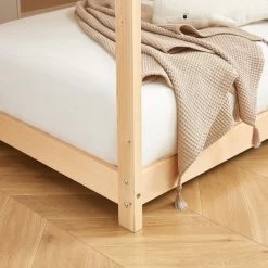 Lit Tente TINY Pin Massif 90x190 Sommier Inclus -Meuble Déco Soldes lit tente tiny pin massif 90x190 sommier inclus 2