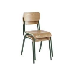Lot De 2 Chaises PANTONE Vert Olive Et Placage Frêne 19 Lot De 2 Chaises PANTONE Vert Olive Et Placage Frêne -Meuble Déco Soldes lot de 2 chaises pantone vert olive et placage frene 8