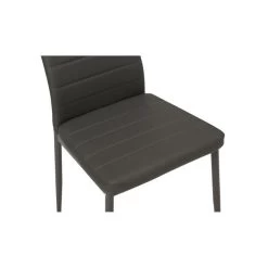 Lot De 6 Chaises SAM Simili Gris Pieds En Métal 8 Lot De 6 Chaises SAM Simili Gris Pieds En Métal -Meuble Déco Soldes lot de 6 chaises sam simili gris pieds en metal 3