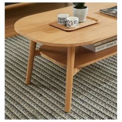 Table Basse MARCEL Placage Chêne Double Plateau 120cm 7 Table Basse MARCEL Placage Chêne Double Plateau 120cm -Meuble Déco Soldes marcel 03 table basse bois 2