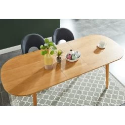 Table Extensible MARCEL Placage Chêne 6 à 8 Personnes 160 à 200cm -Meuble Déco Soldes marcel04 table extensible 4