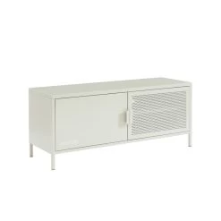 Meuble Tv PANTONE Métal Beige Sable 120cm -Meuble Déco Soldes meuble tv pantone metal beige sable l120cm 5