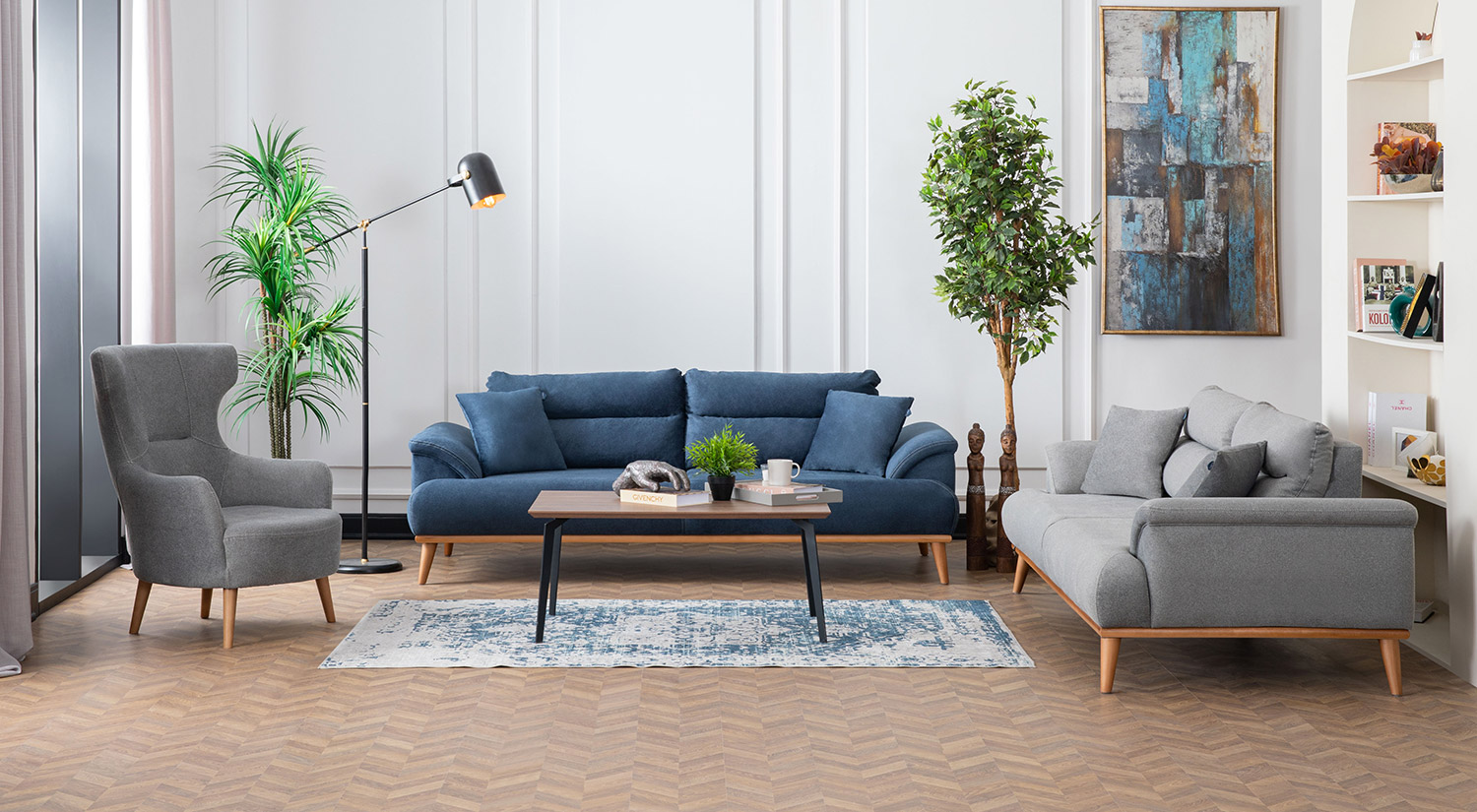 Meuble Déco Soldes -Meuble Déco Soldes milano koltuk laci gri 01