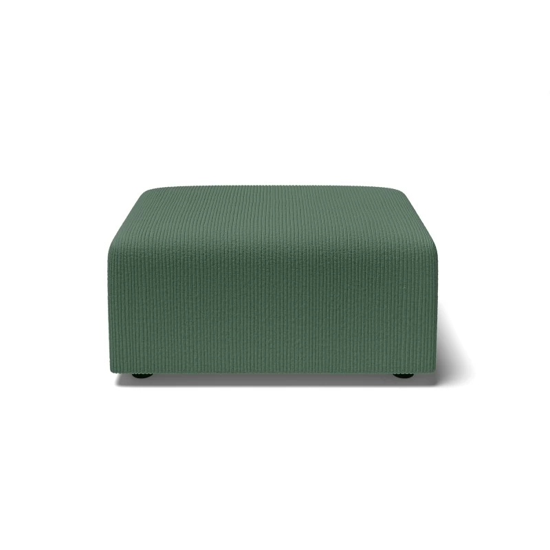 Pouf MILO Velours Côtelé Vert 1 Place 2 Pouf MILO Velours Côtelé Vert 1 Place – Image 2