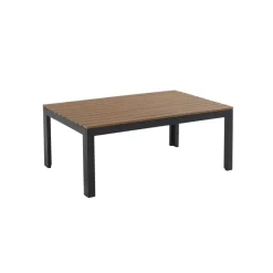 Salon De Jardin ELONA 5 Places En Aluminium Coloris Gris Foncé Avec Housse -Meuble Déco Soldes salon de jardin elona aluminium 5 places coloris gris fonce 7