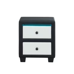 Table De Chevet SOLAR LED Noir Et Blanc L46cm 12 Table De Chevet SOLAR LED Noir Et Blanc L46cm -Meuble Déco Soldes solar chevet noir blanc led solar chevet noir blanc 5