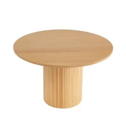 Table à Manger ERNEST Frêne 120cm -Meuble Déco Soldes table a manger ernest placage chene 120cm 5