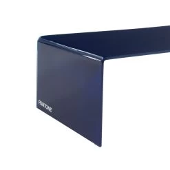 Table Basse PANTONE Verre Courbé Bleu électrique 120cm -Meuble Déco Soldes table basse pantone verre courbe bleu electrique 120cm 2