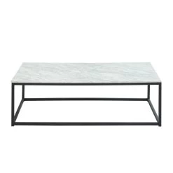 Table Basse TELMA Marbre Blanc Naturel 120cm 8 Table Basse TELMA Marbre Blanc Naturel 120cm -Meuble Déco Soldes table basse telma marbre blanc naturel 120cm 2