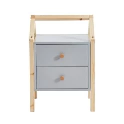 Table De Chevet TINY Gris 2 Tiroirs 10 Table De Chevet TINY Gris 2 Tiroirs -Meuble Déco Soldes table de chevet tiny gris 2 tiroirs 3