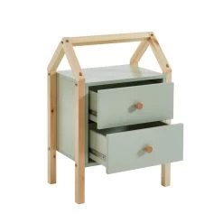 Table De Chevet TINY Vert 2 Tiroirs 12 Table De Chevet TINY Vert 2 Tiroirs -Meuble Déco Soldes table de chevet tiny vert 2 tiroirs 5