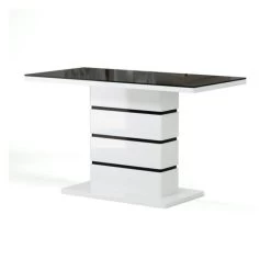 Table De Séjour LUCIA Laqué Blanc Brillant 150cm 11 Table De Séjour LUCIA Laqué Blanc Brillant 150cm -Meuble Déco Soldes table de sejour lucia laque blanc brillant 150cm 4