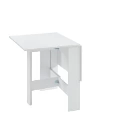 Table Pliable JUNO Blanc 104cm -Meuble Déco Soldes table de sejour pliante juno 11